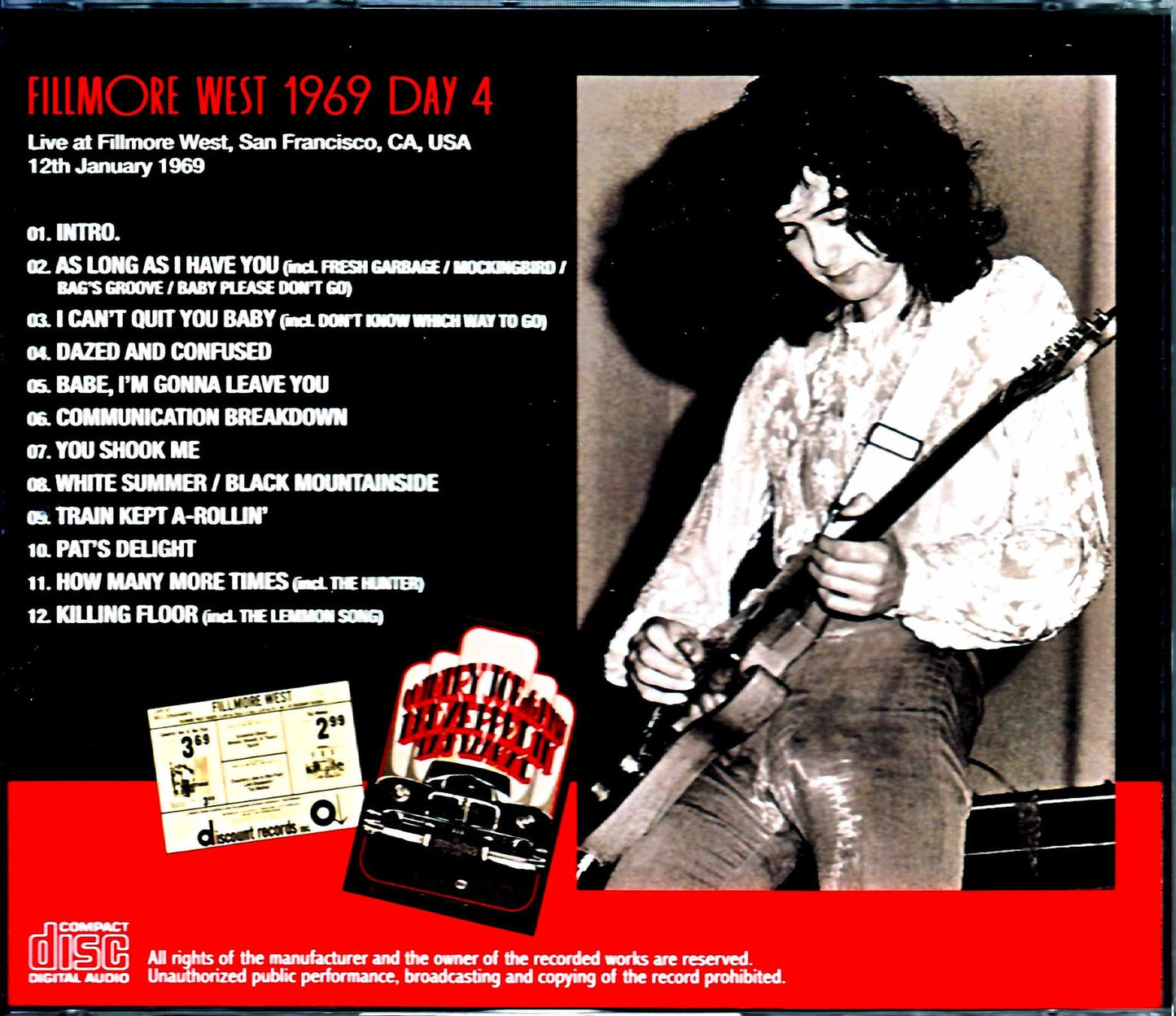 Led Zeppelin/CA,USA 1.12.1969 Upgrade