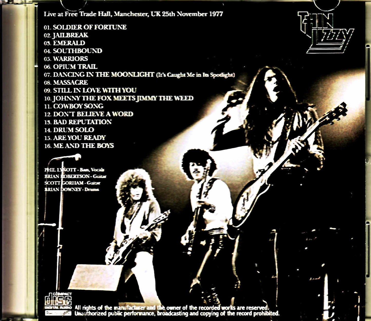 Thin Lizzy/England,UK 1977