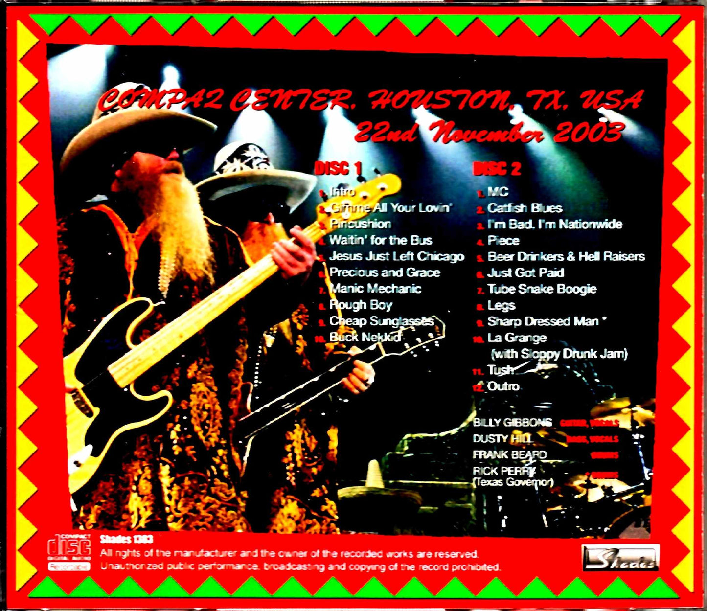 ZZ Top/TX,USA 2003