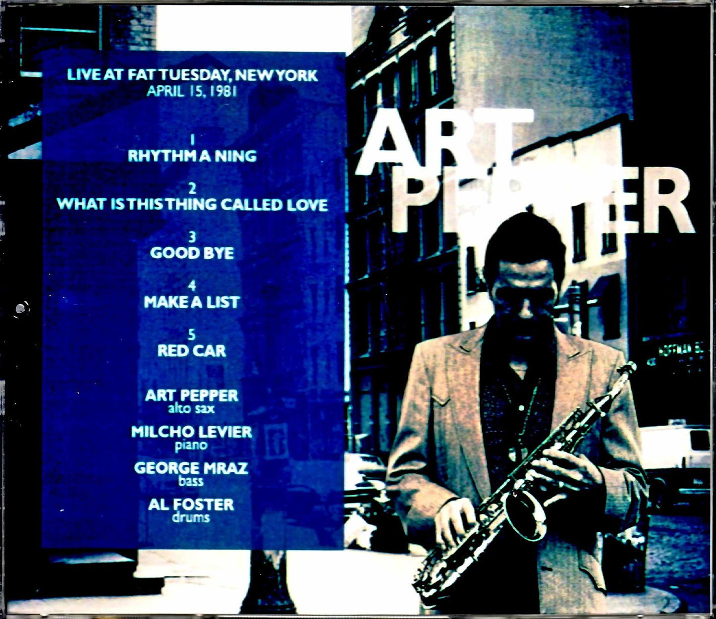 Art Pepper/NY,USA 1981
