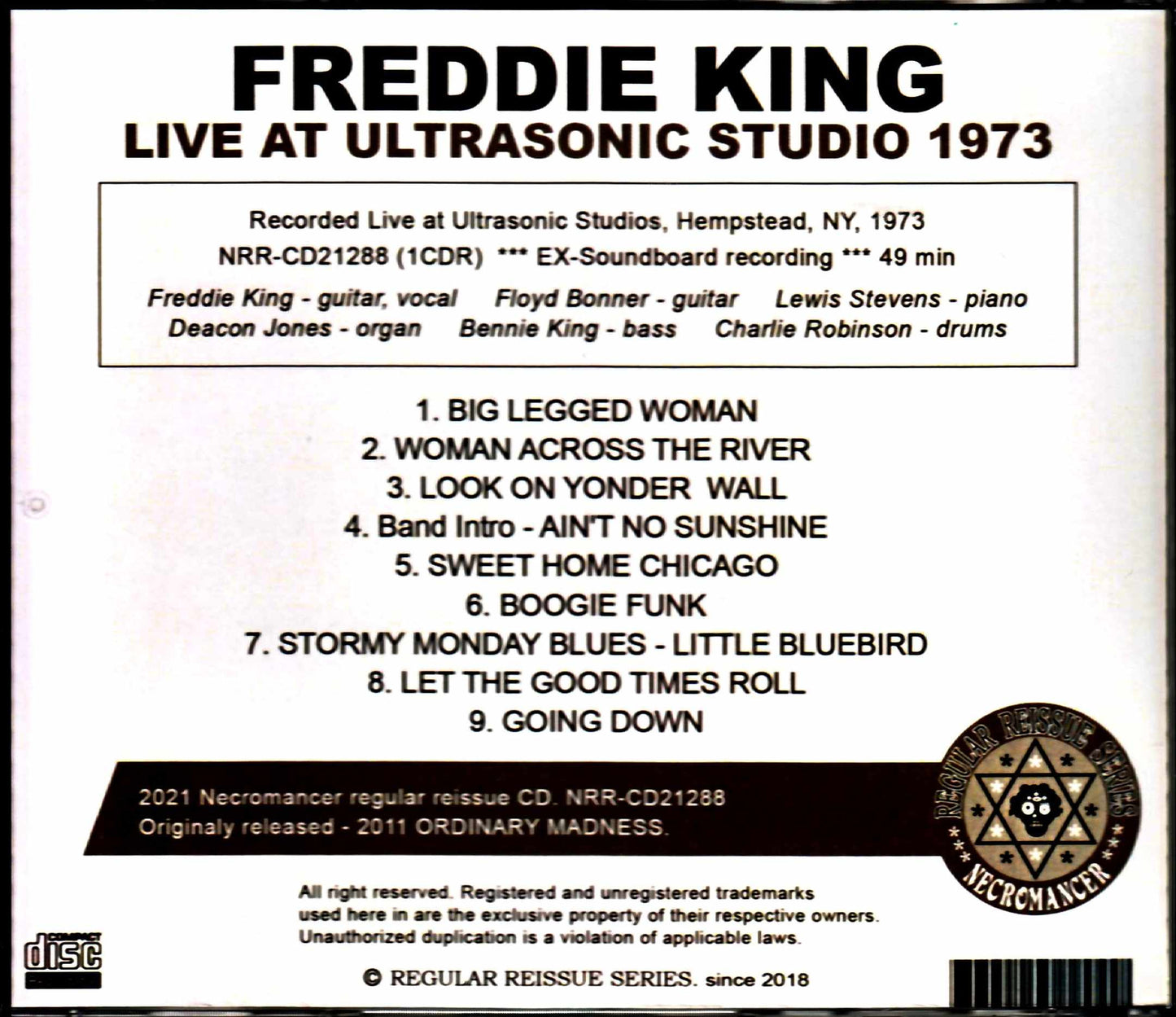 Freddie King/NY, USA 1973