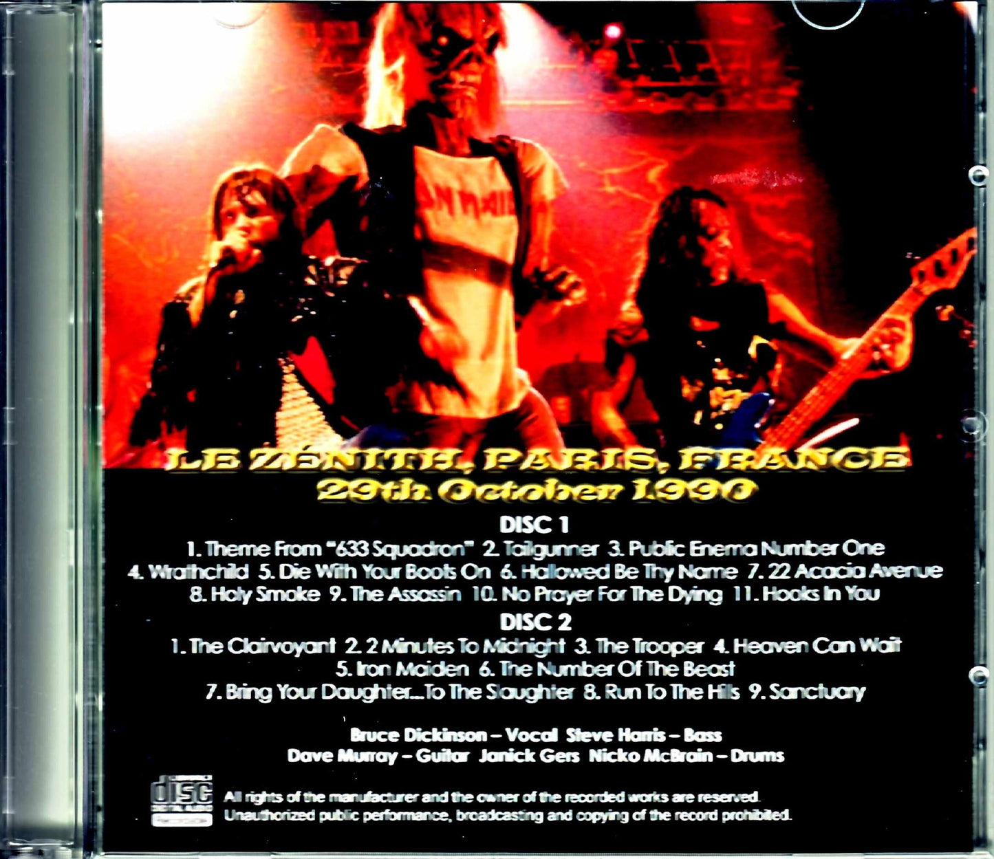 Iron Maiden/France 10.29.1990
