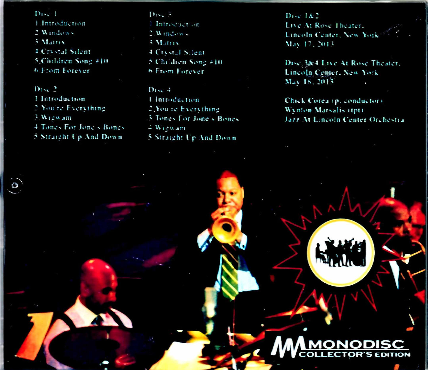 Chick Corea & the Jalc Orchestra Wynton Marsalis/NY,USA 2013