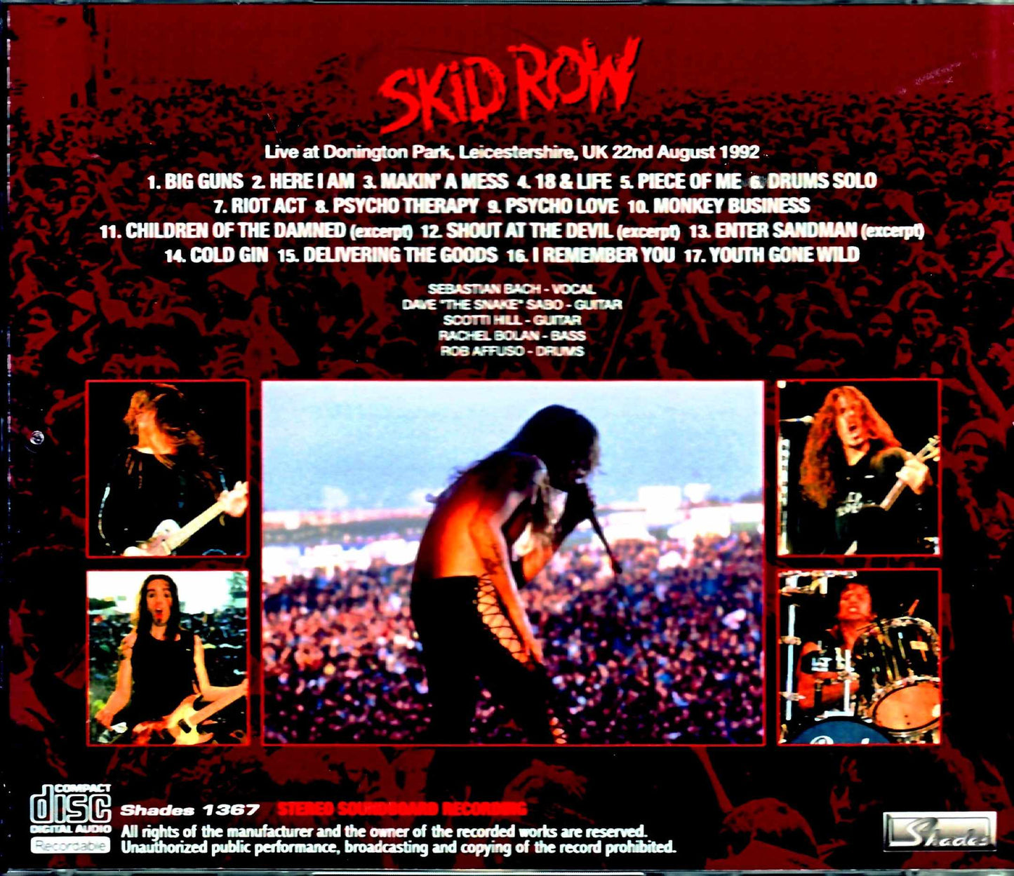 Skid Row/England,UK 1992