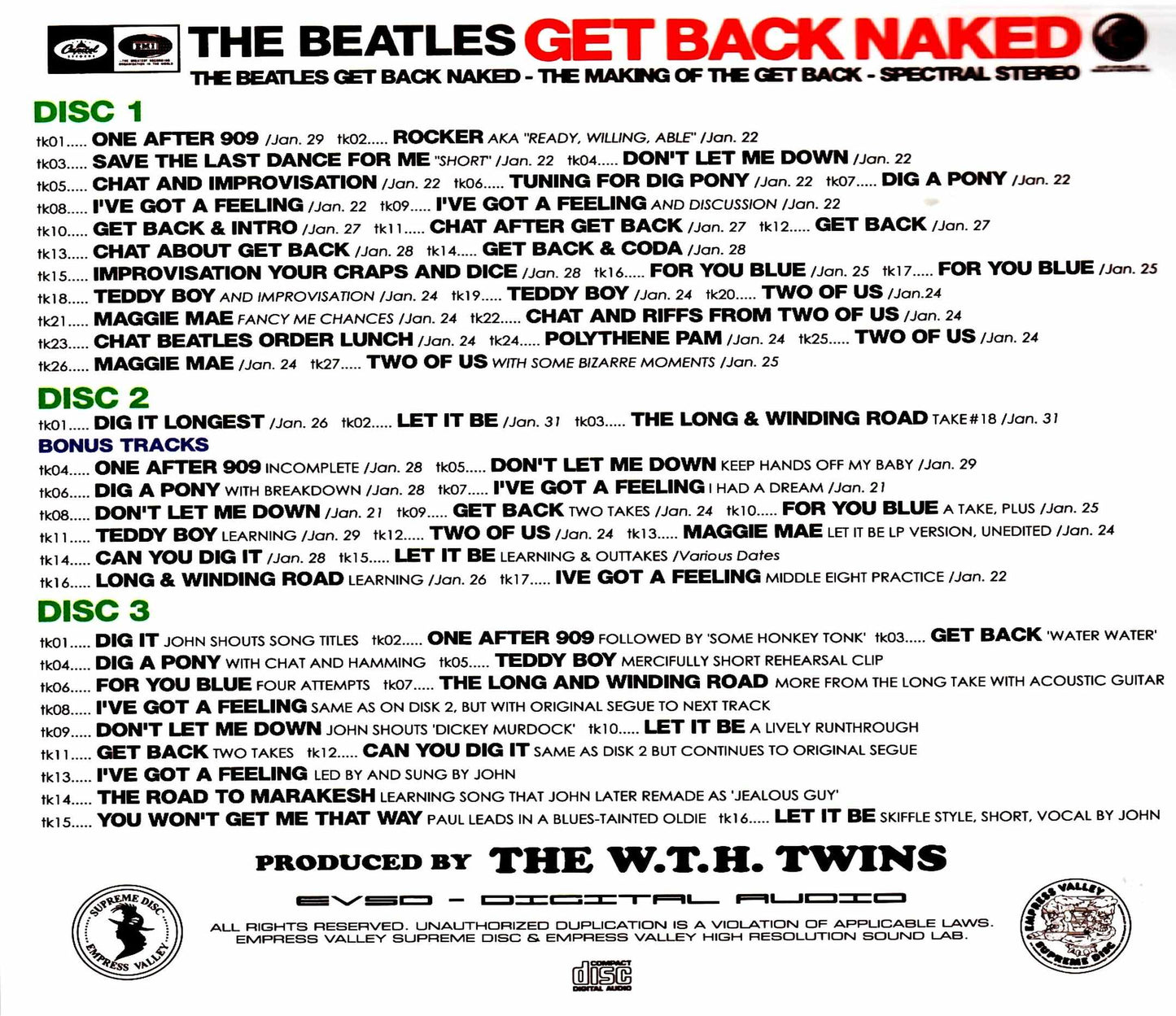 Beatles: Making of the Get Back Spectral Stereo