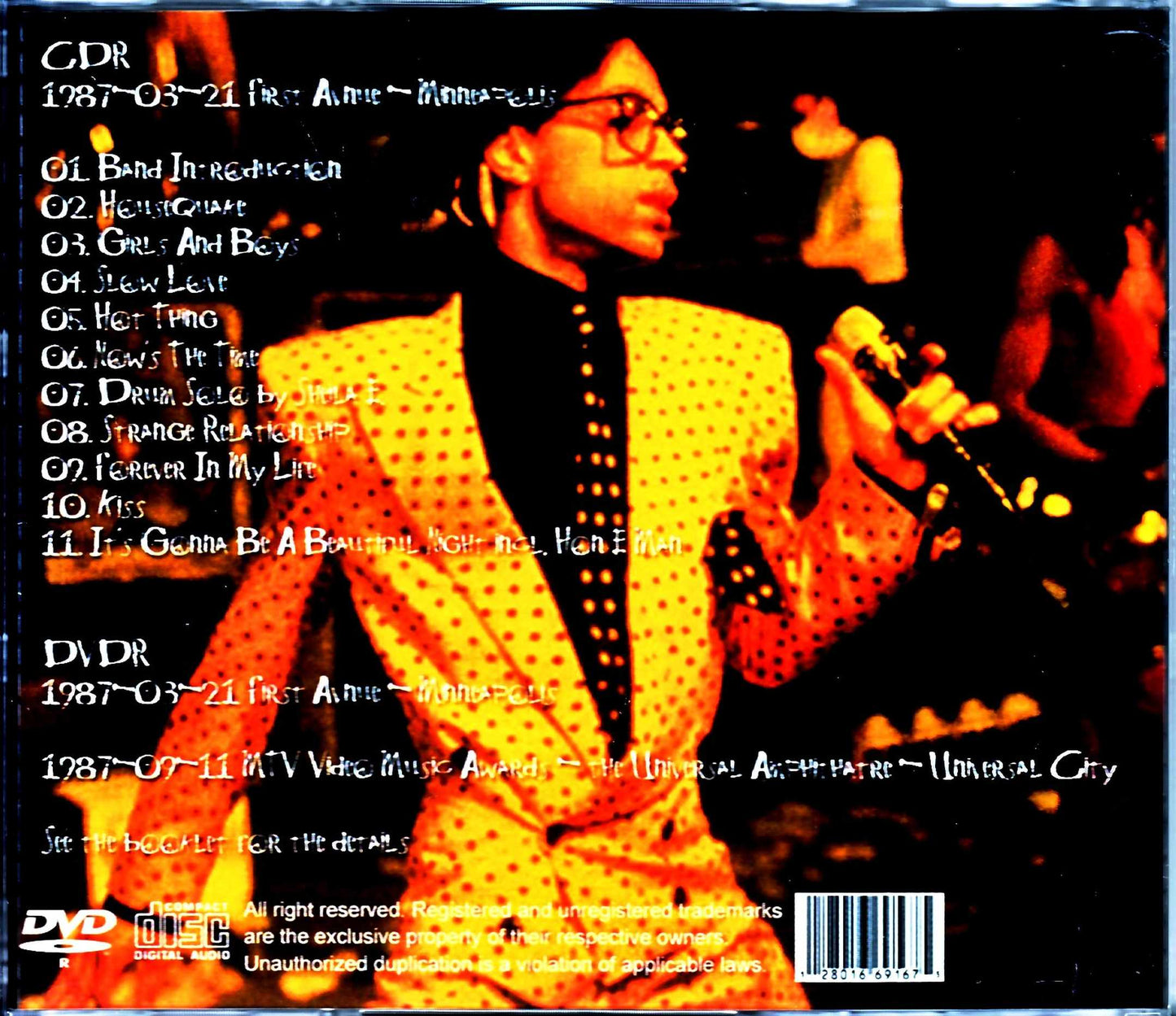 Prince/MN,USA 1987 S & V