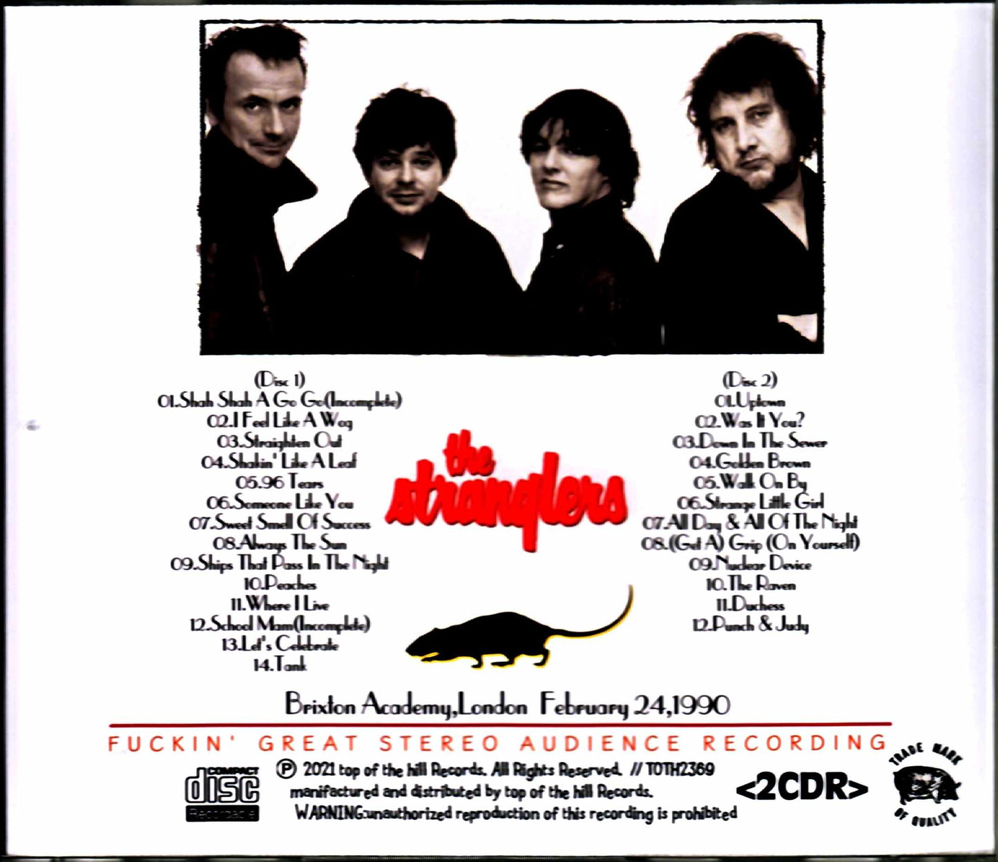 Stranglers/London,UK 2.24.1990