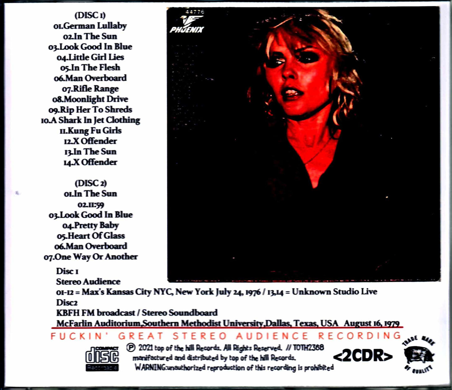 Blondie/NY,USA 1976 & more