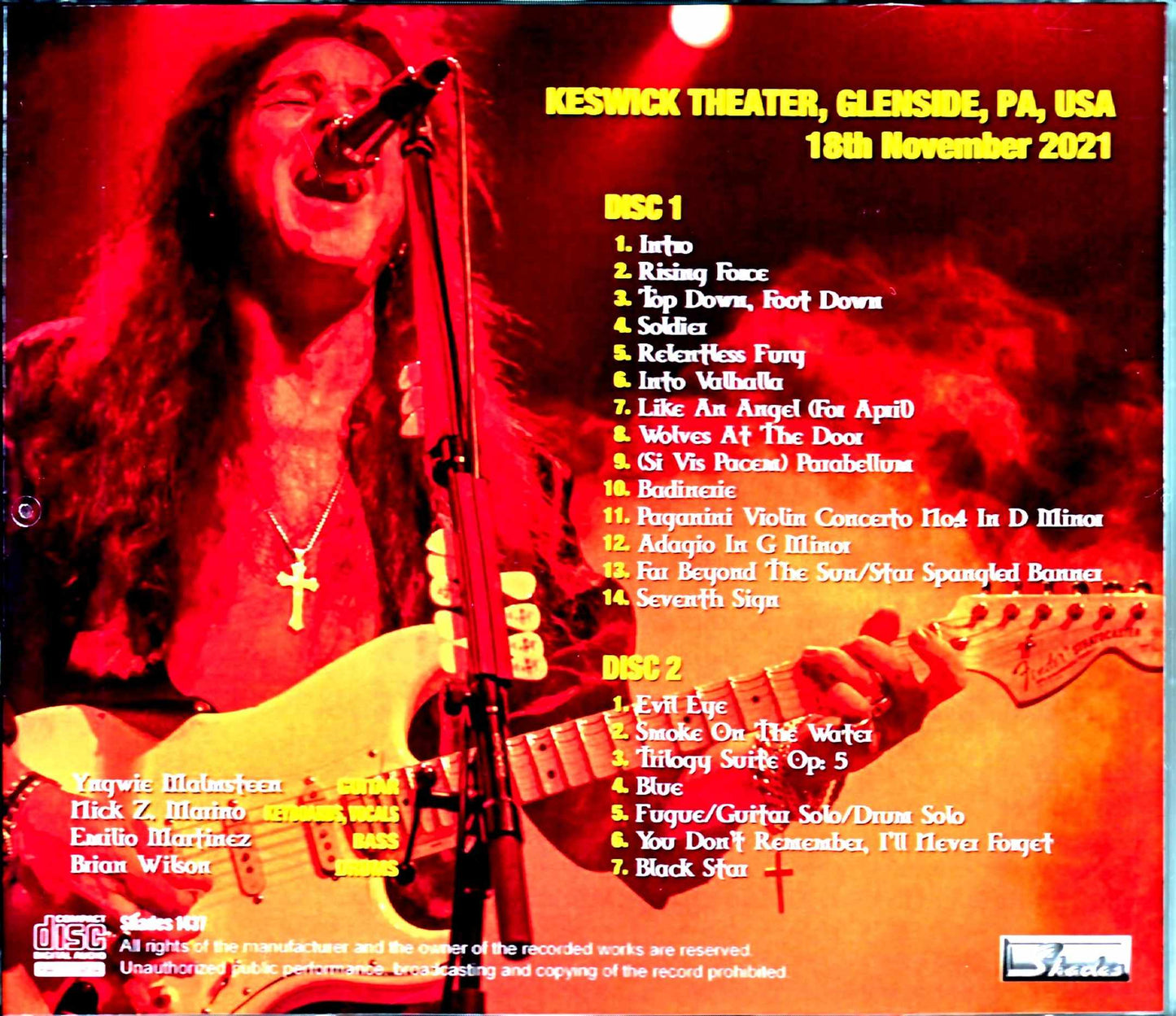Yngwie Malmsteen/PA,USA 2021