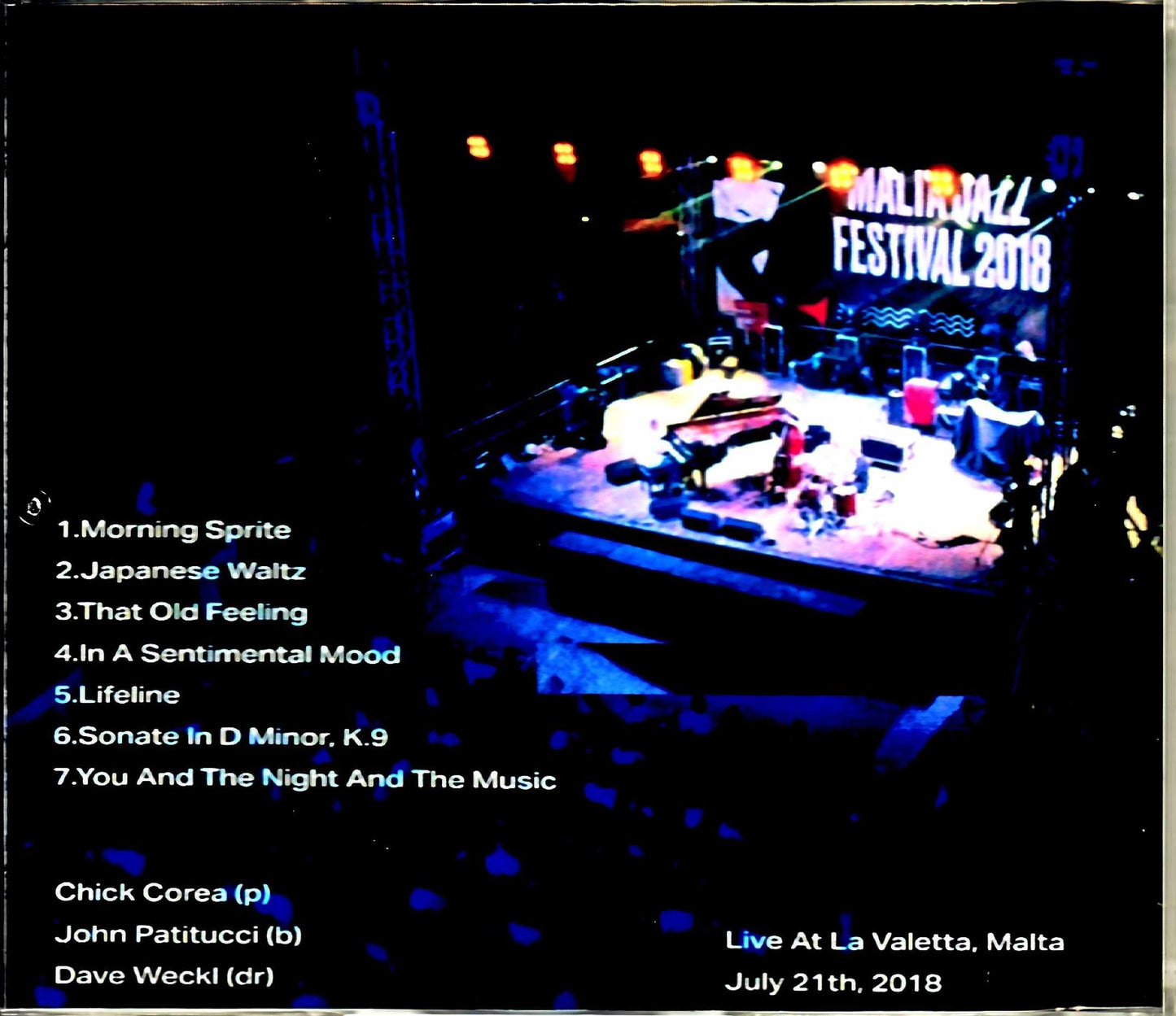 Chick Corea Akoustic Band Chick Corea/Malta 2018 S & V