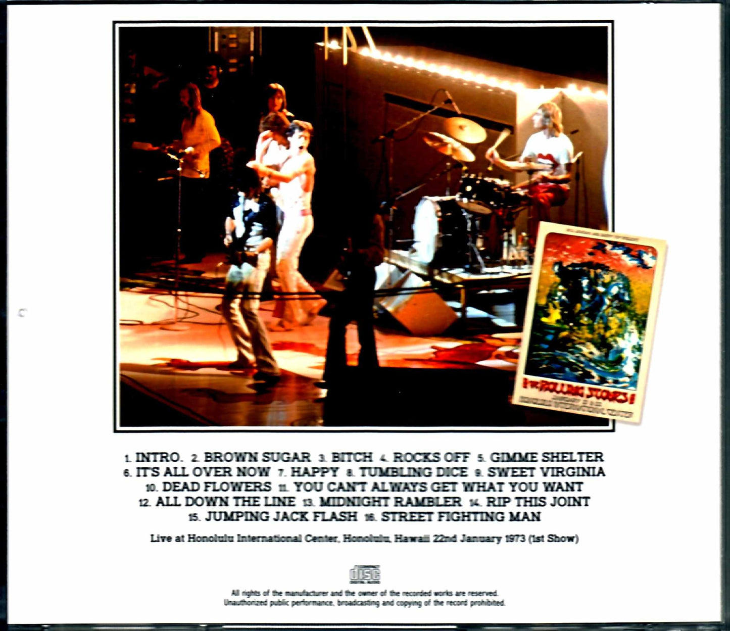 Rolling Stones/HI,USA 1973 1st Show Remastered