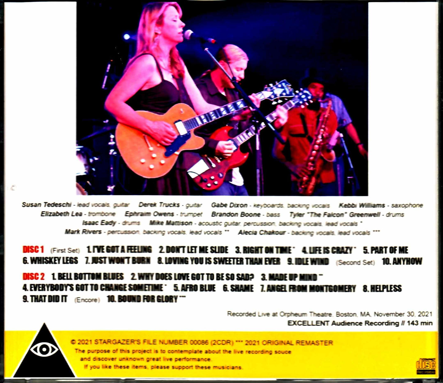 Tedeschi Trucks Band/MA,USA 2021