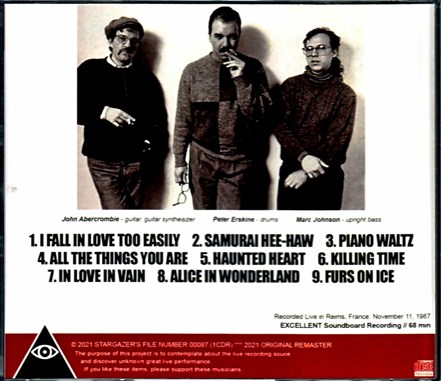 John Abercrombie Trio John Abercrombie/France 1987