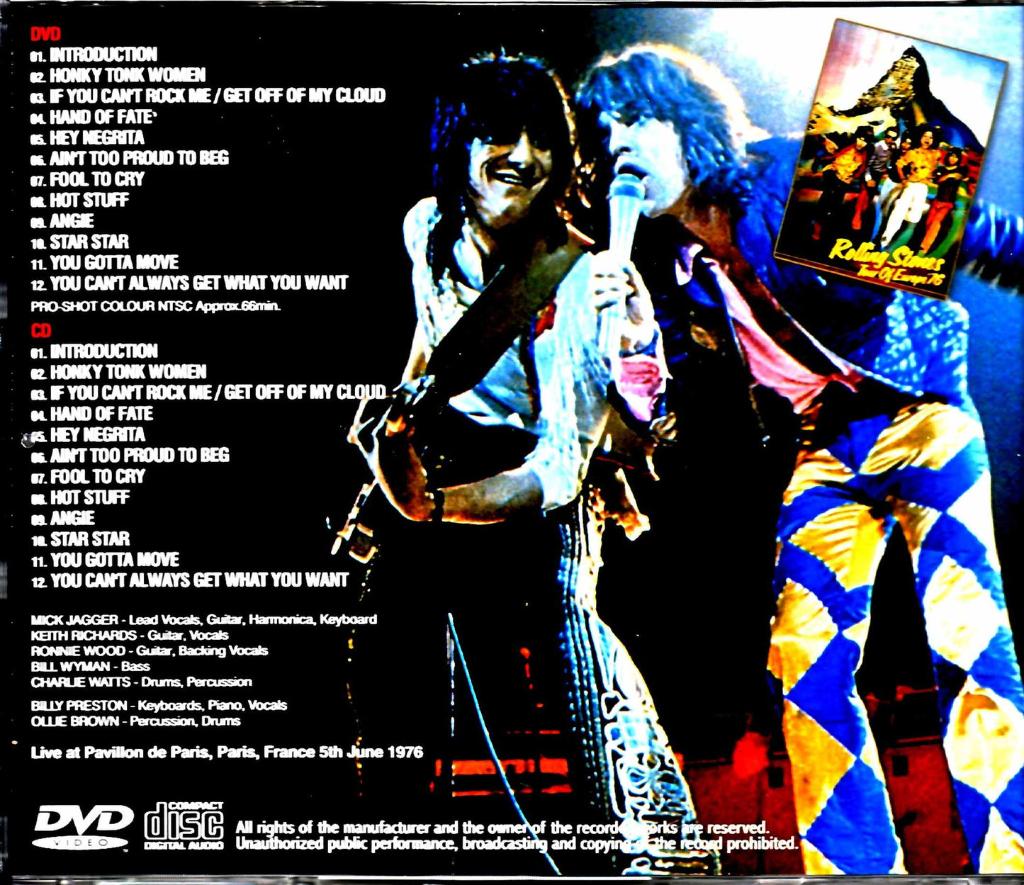 Rolling Stones/France 6.5.1976 S & V