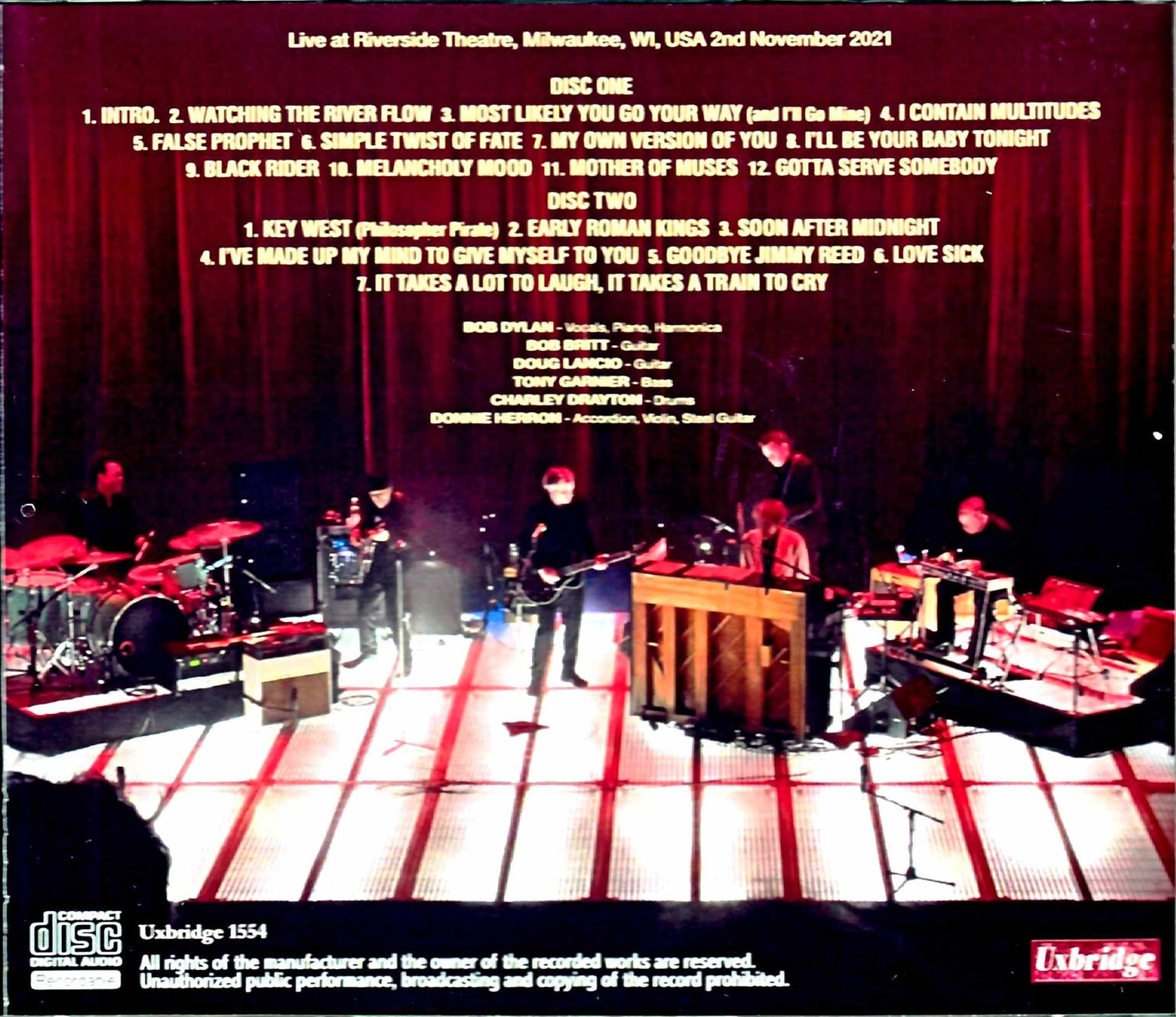Bob Dylan/WI,USA 2021