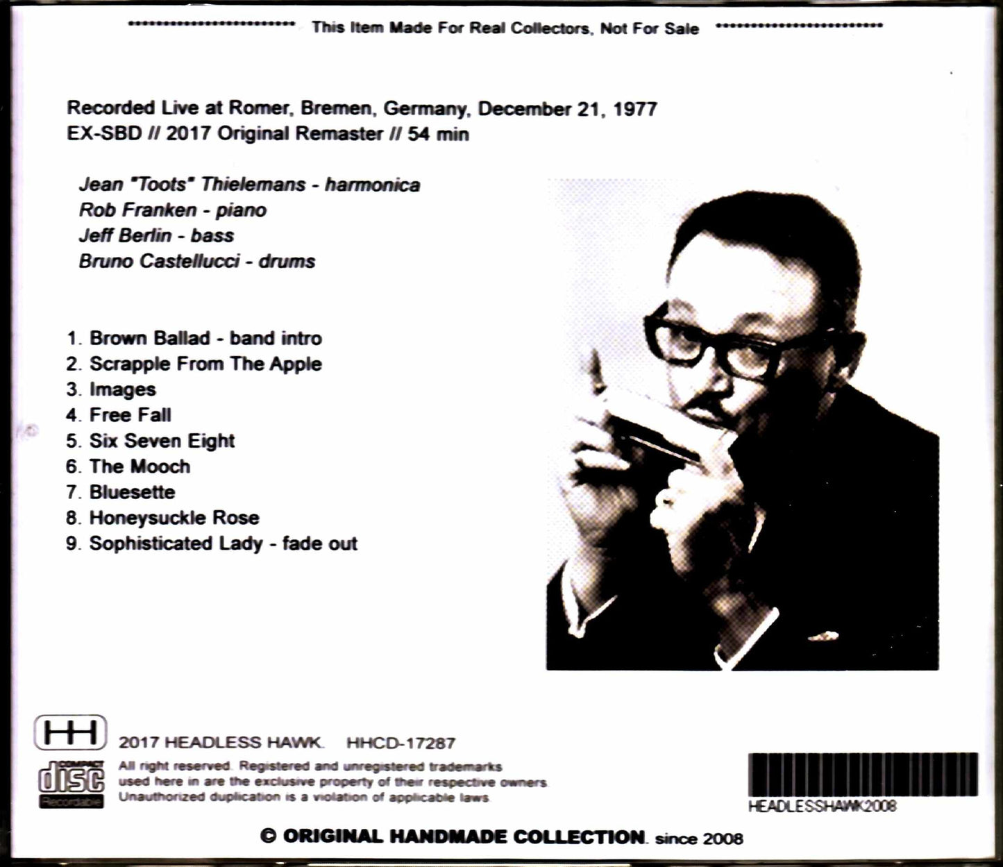 Toots Thielemans Jeff Berlin/Germany 1977