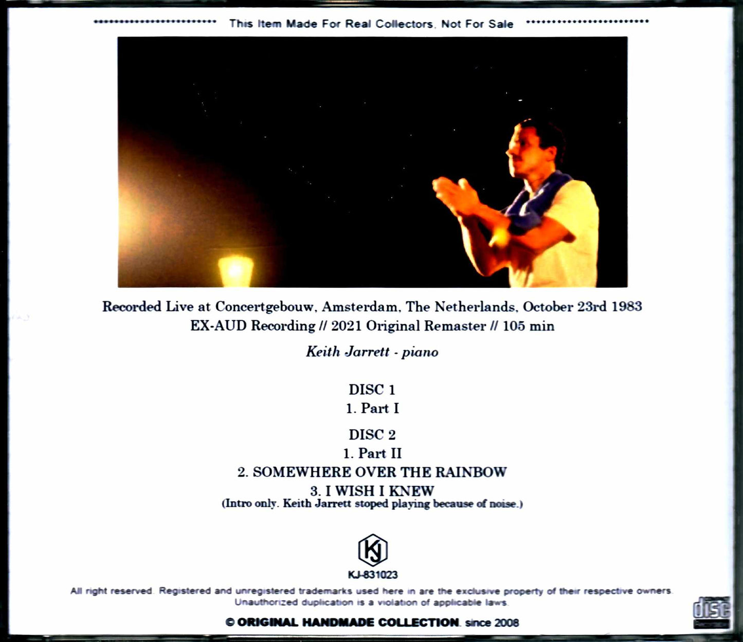 Keith Jarrett/Netherlands 1983