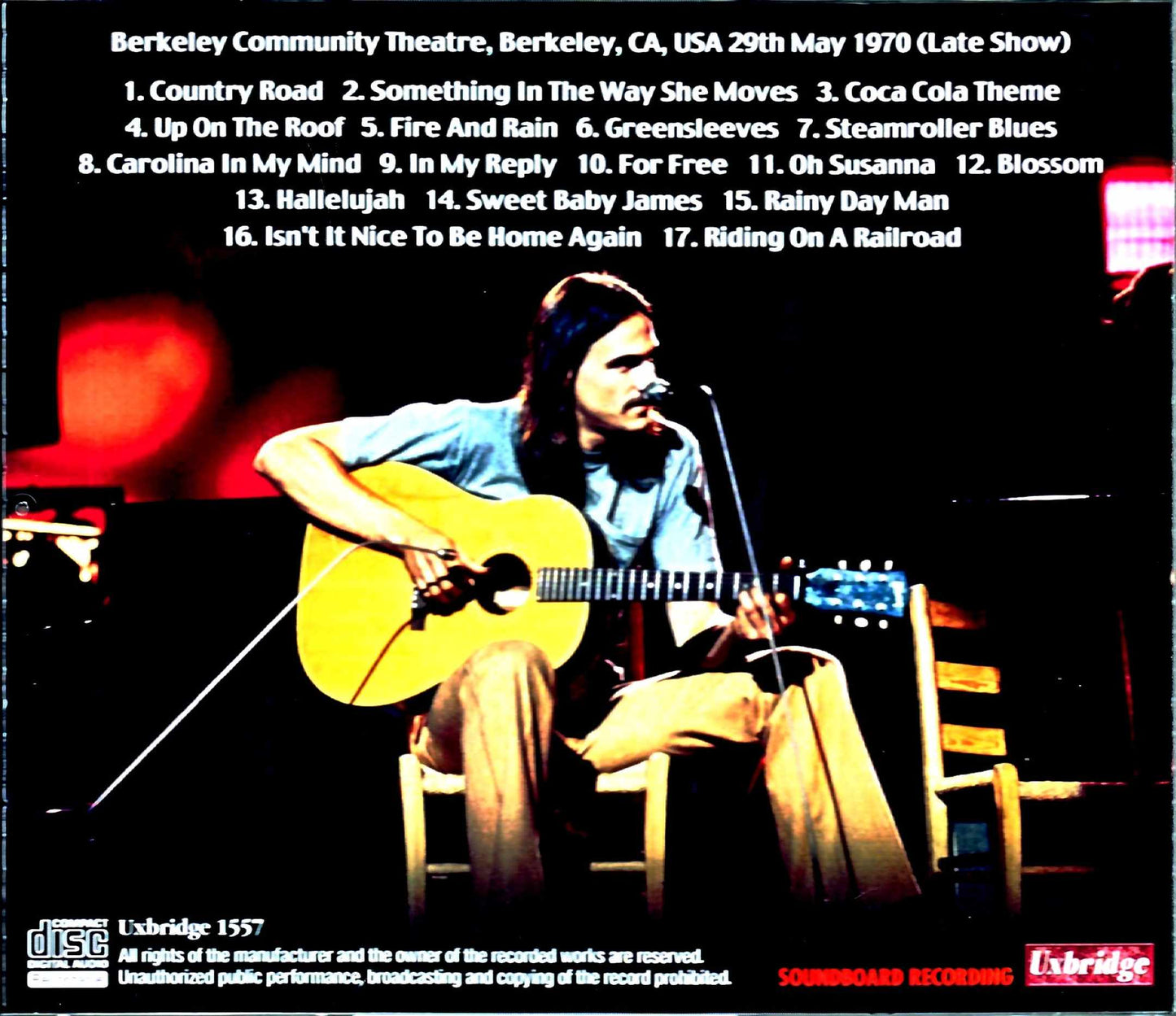 James Taylor/CA,USA 1970 Late Show Complete
