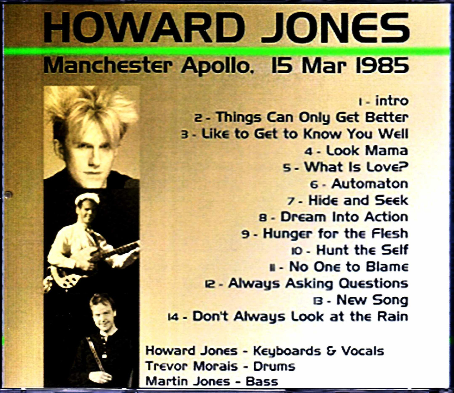 Howard Jones/England,UK 1985