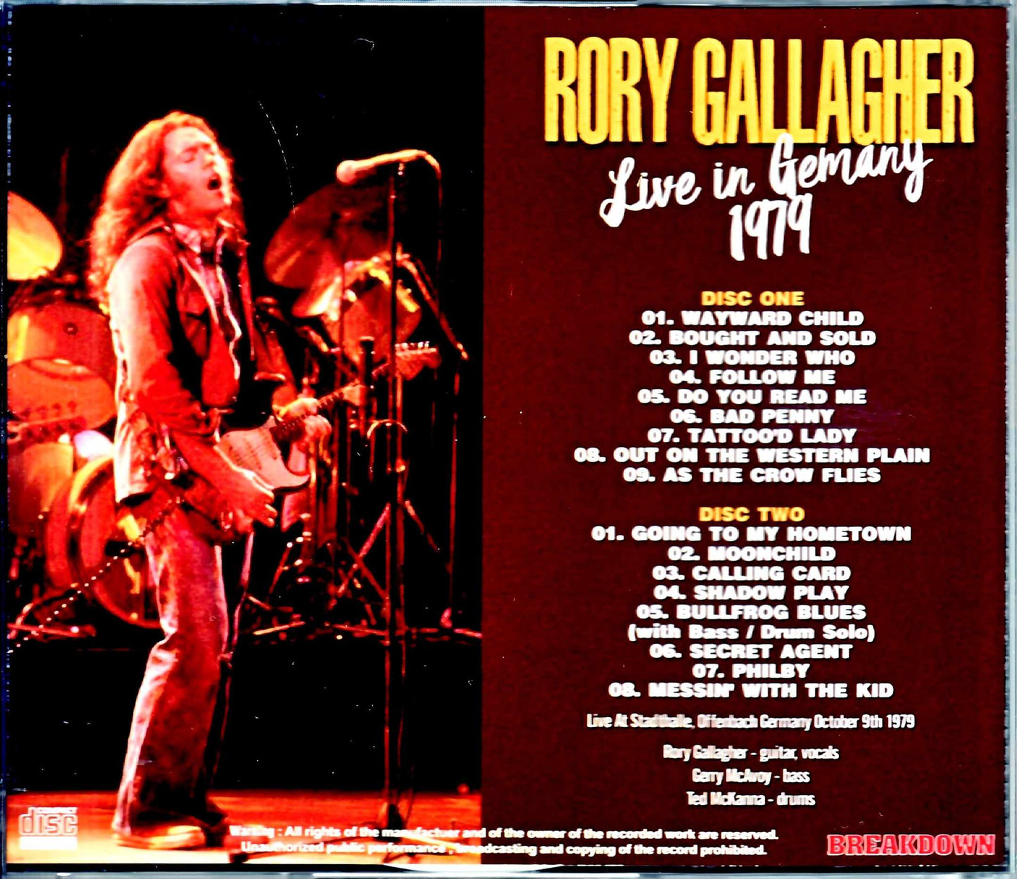 Rory Gallagher/Germany 1979