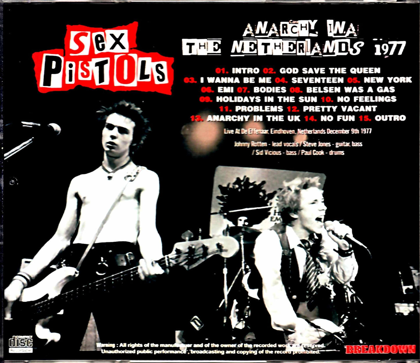 Sex Pistols Sex Pistols/Netherlands 1977