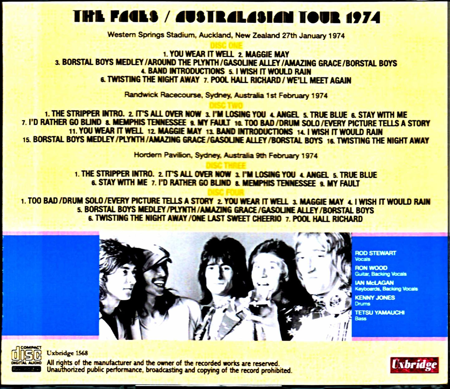 Faces/Australian Tour Collection 1974