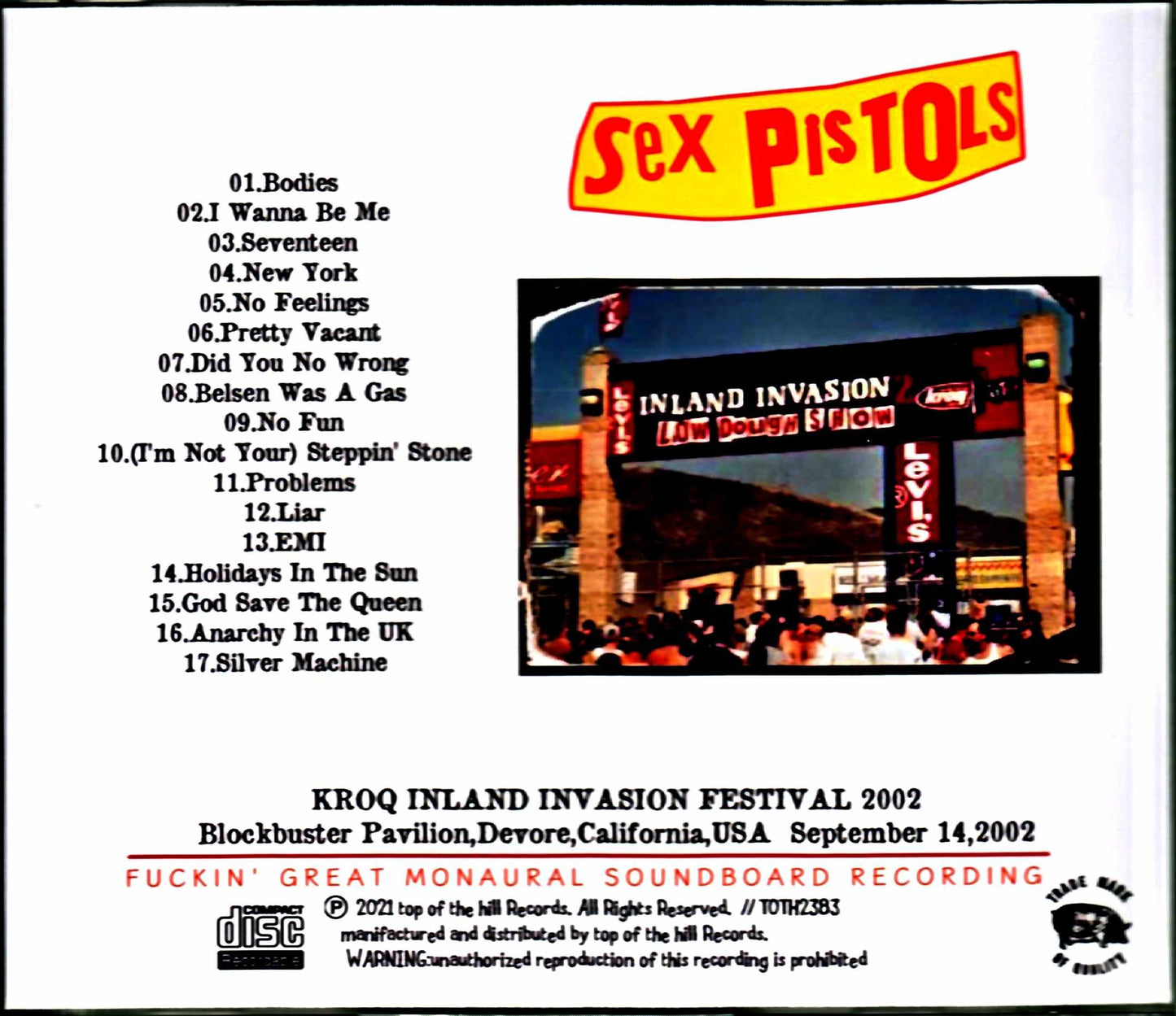 Sex Pistols/CA,USA 2002