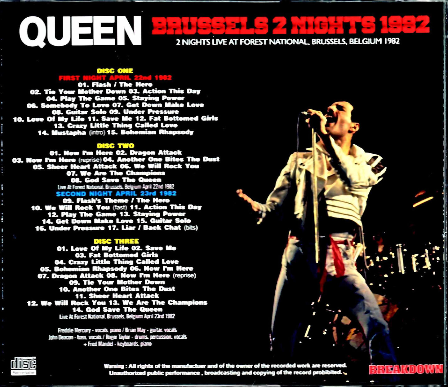 Queen / Belgium 1982 2Days Complete
