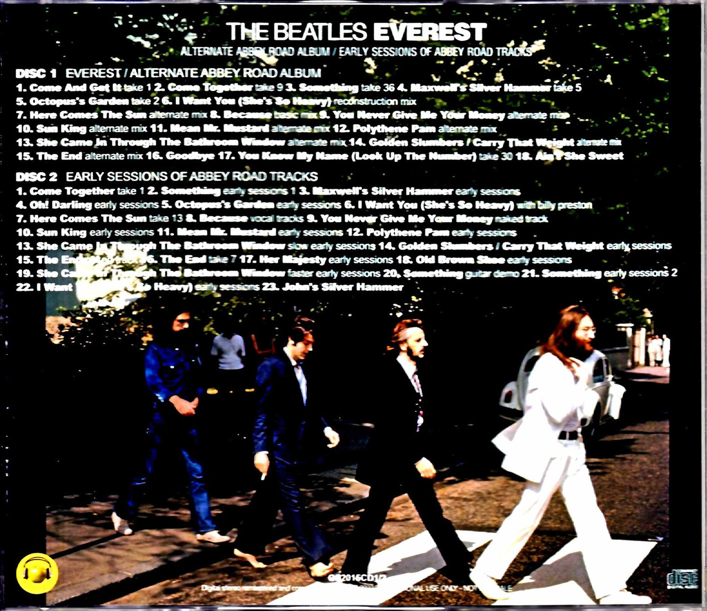 Beatles The Beatles/Abbey Road Alternate Abbey Road Album