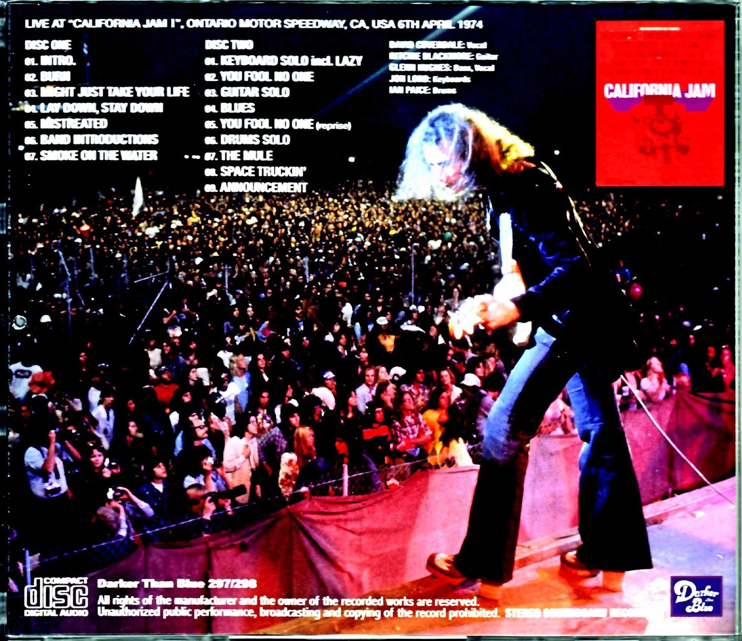 Deep Purple/California Jam CA,USA 1974 New Source
