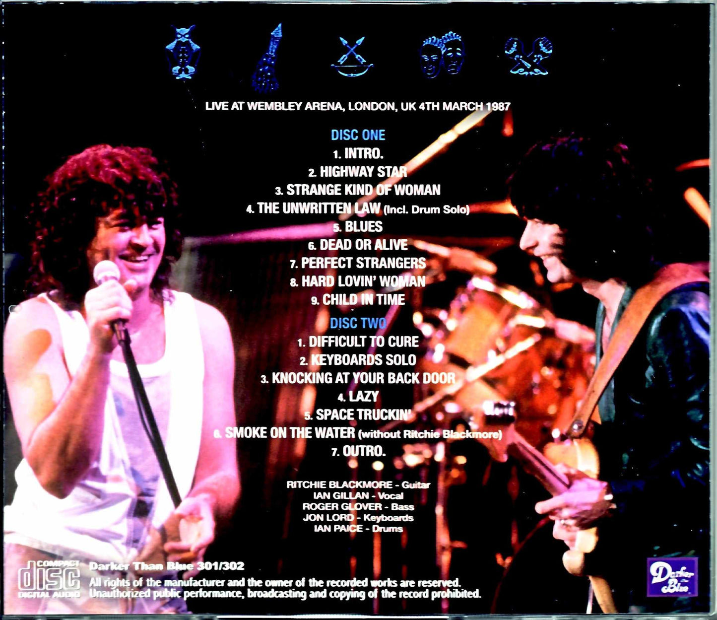 Deep Purple/London,UK 3.4.1987 New Source