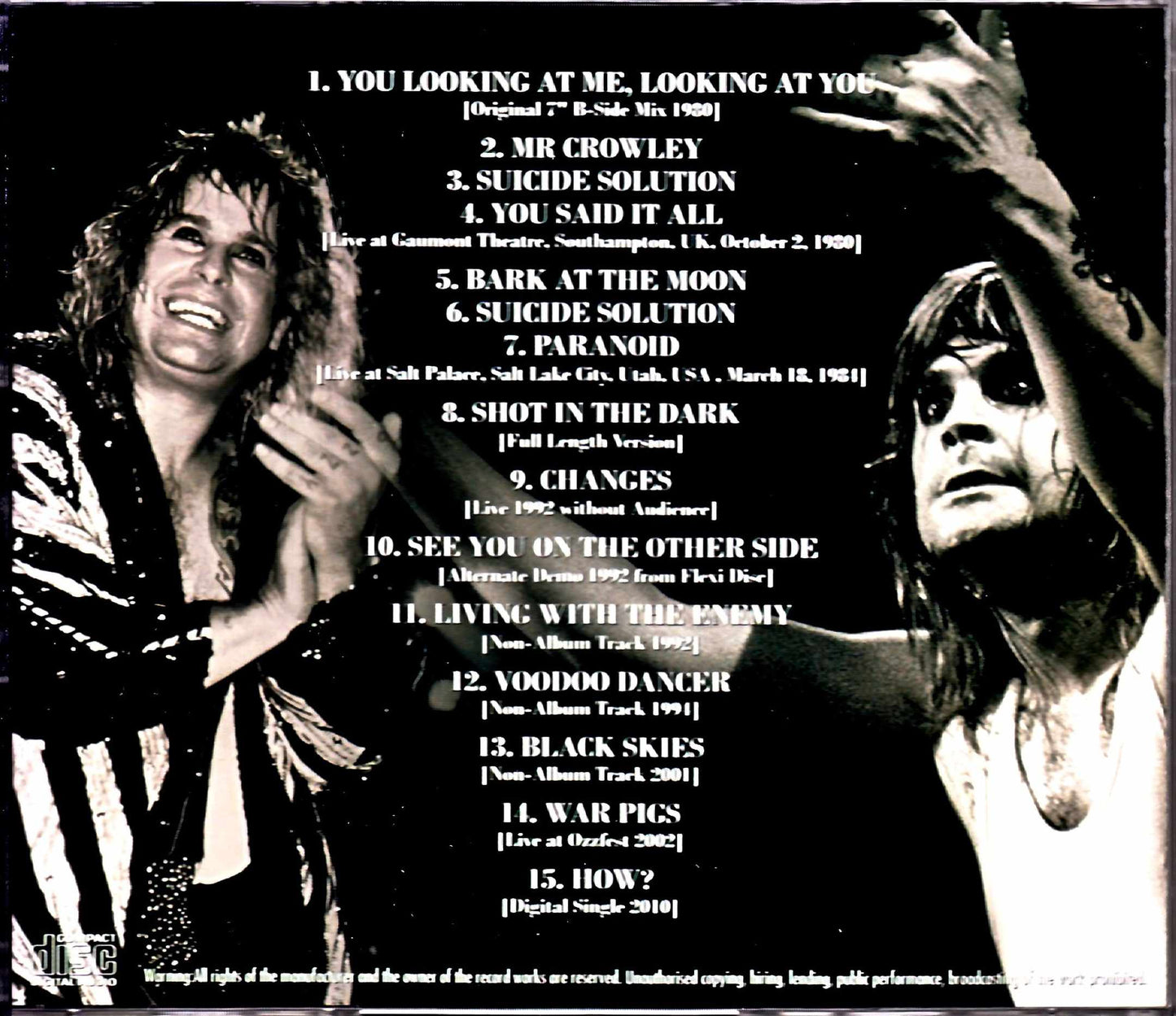 Ozzy Osborne/Rare Track Collection 1980-2010