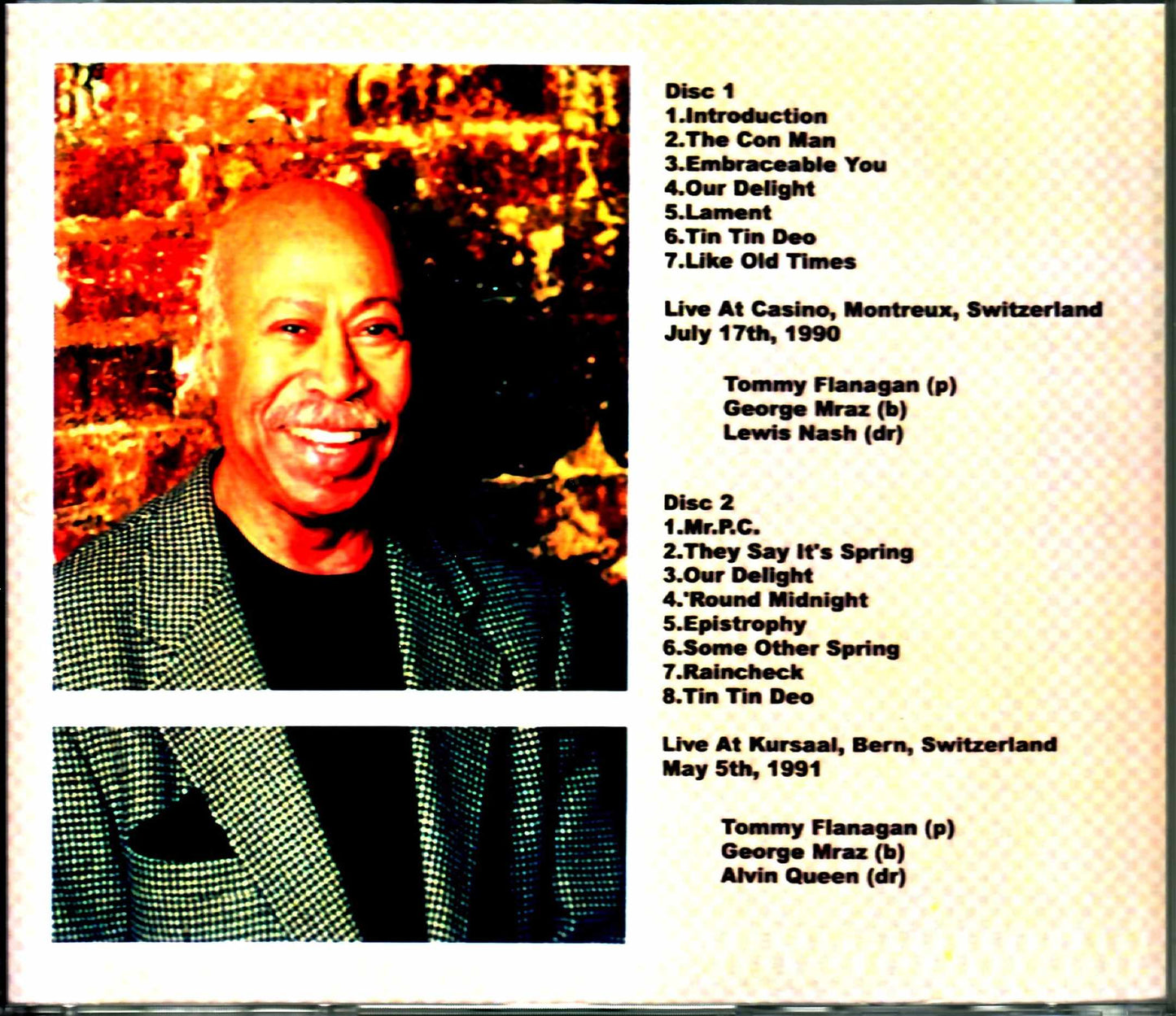 Tommy Flanagan Trio Tommy Flanagan/Switzerland 1990 & more