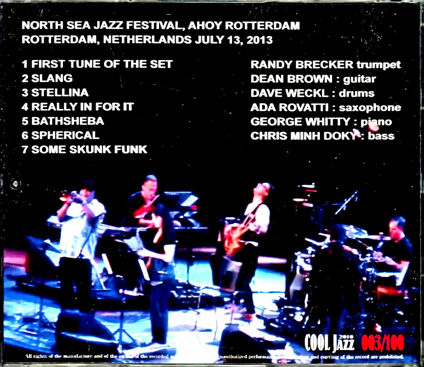 Brecker Brothers Band Reunion Brecker Brothers/Netherlands 2013
