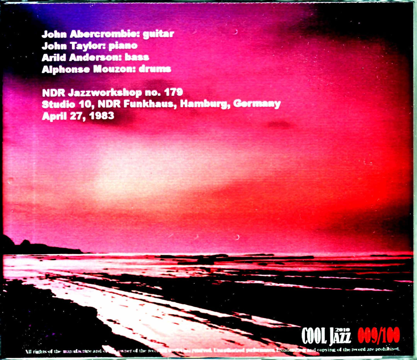 Arild Andersen John Abercrombie John Taylor Arild Andersen John Abercrombie John Taylor/Germany 1983 Complete