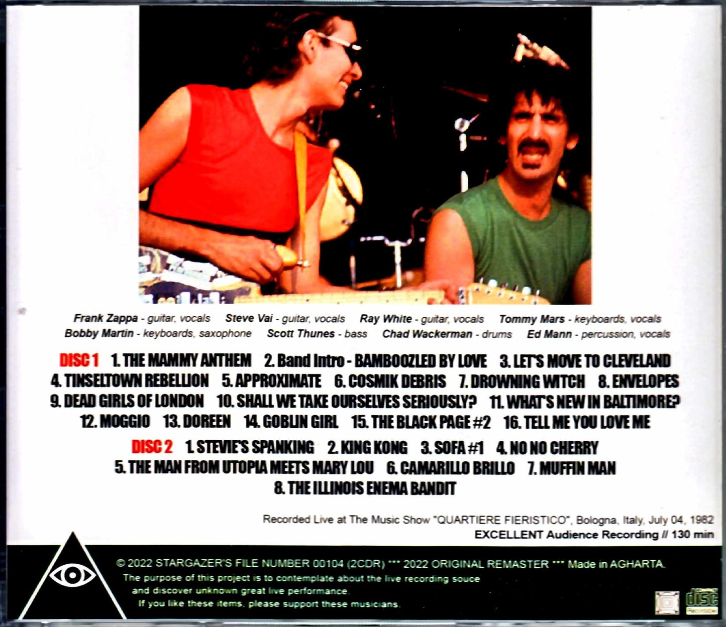 Frank Zappa Frank Zappa/Italy 7.4.1982