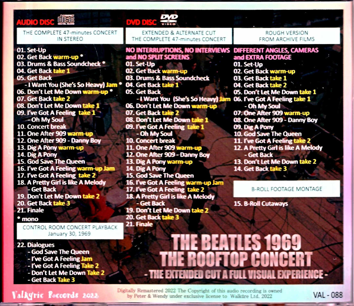 Beatles 1969 Rooftop Concert Extended Cut a Fill Visual Experience