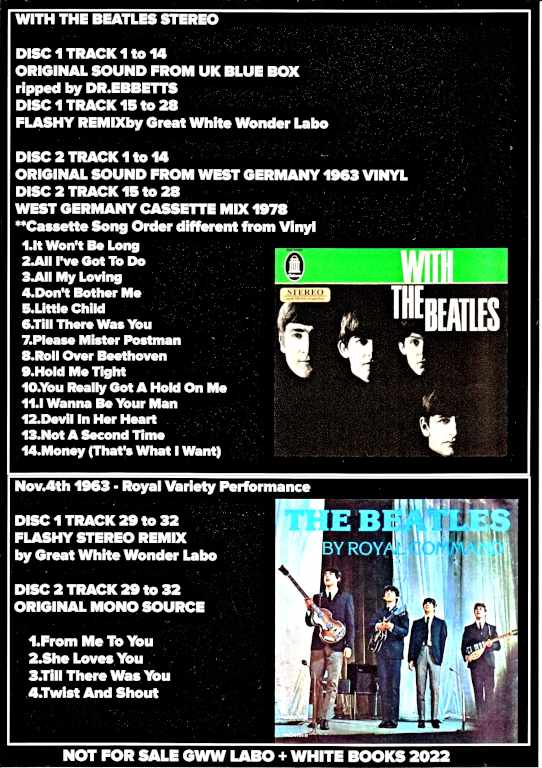 Beatles Beatles/Bakuon Series With the Beatles and more With the Beatles UK Stereo & more