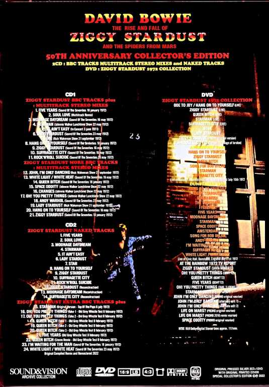 David Bowie/Ziggy Stardust 50th Anniversary Collector's Edition