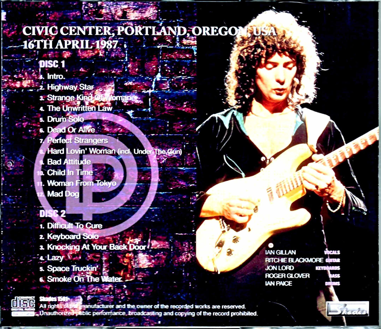 Deep Purple Deep Purple/OG,USA 1987