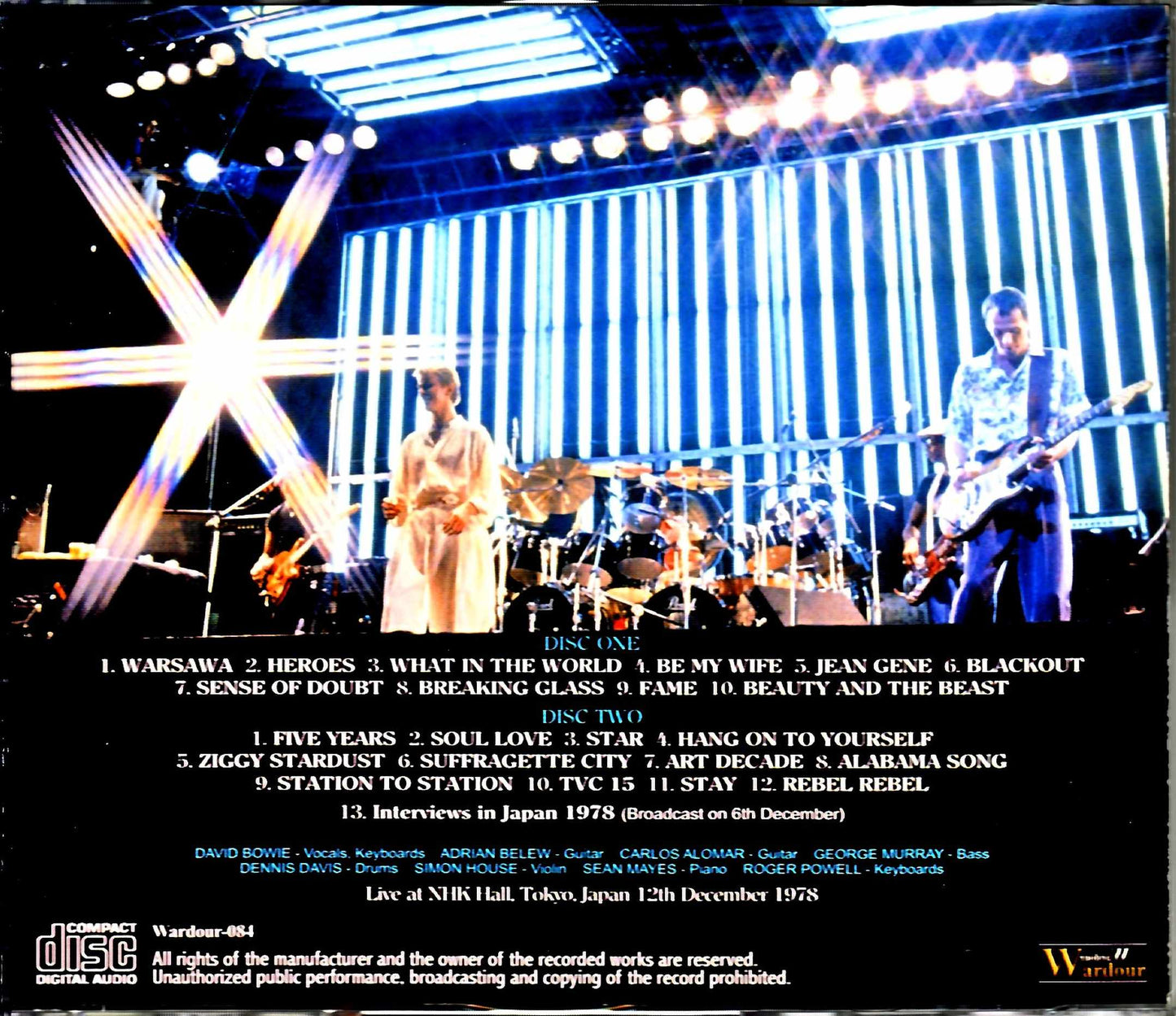 David Bowie/Tokyo,Japan 12.12.1978 Complete