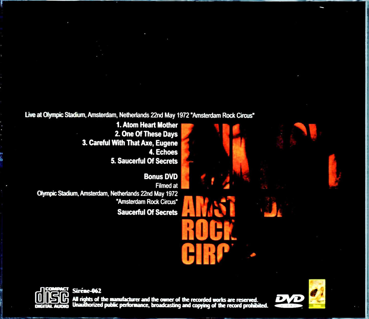Pink Floyd Pink Floyd/Netherlands 1972 S & V