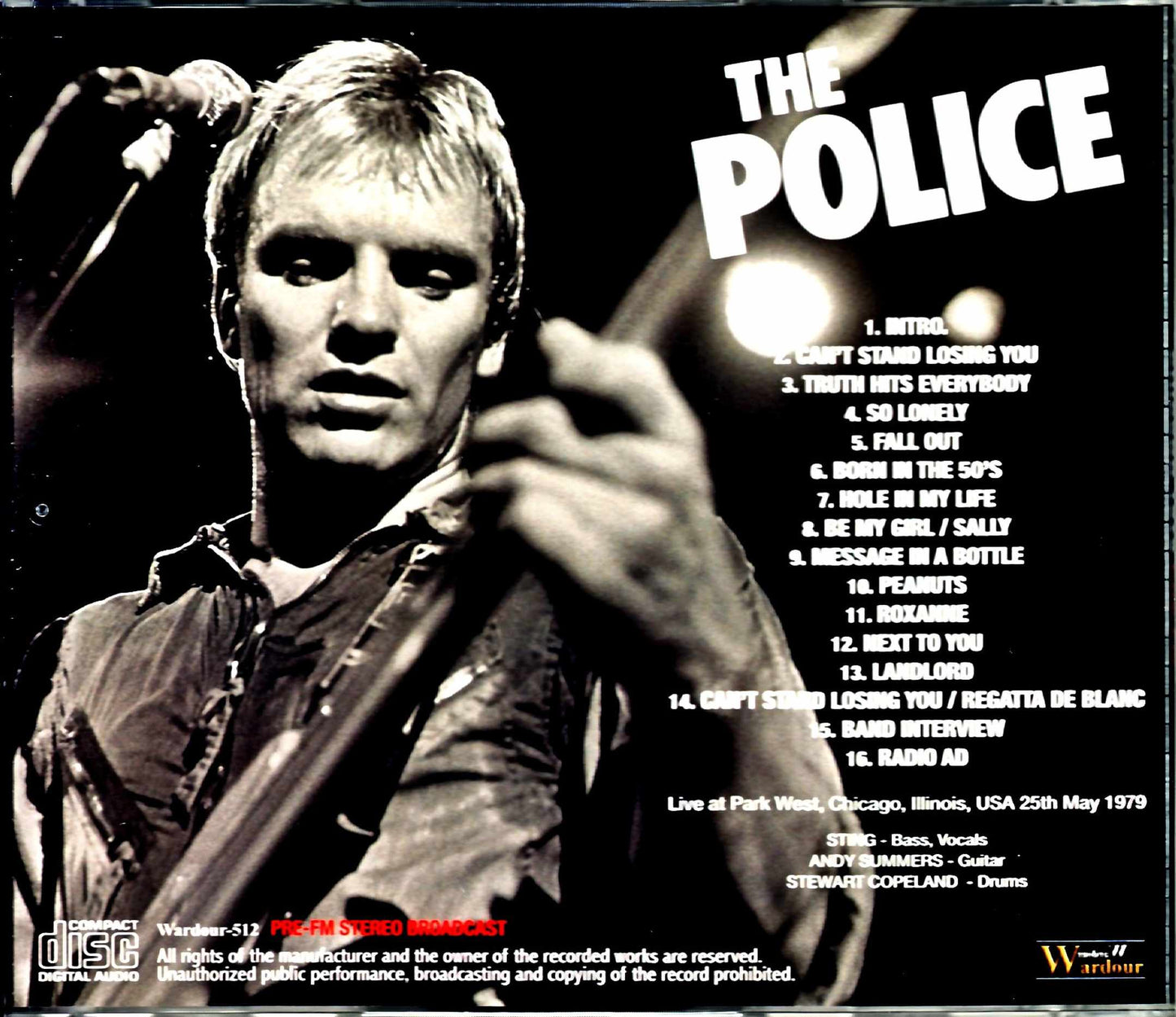 Police/IL,USA 1979 Pre-FM Broadcast