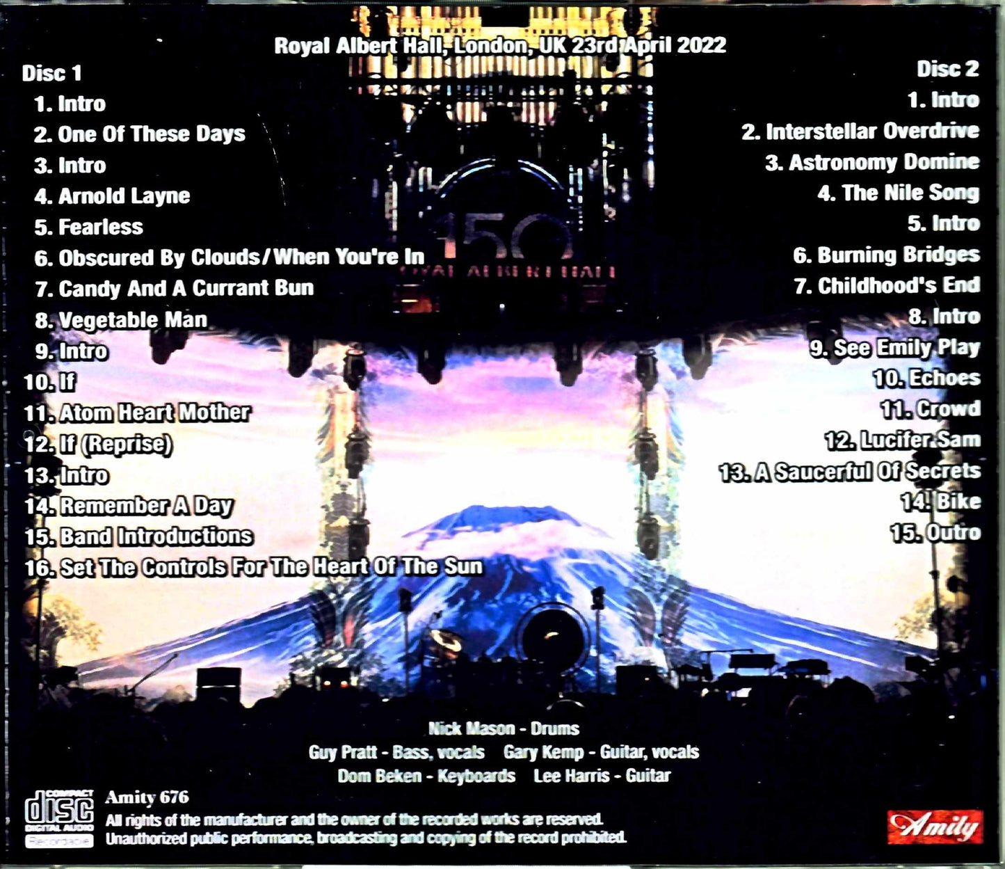 Nick Mason's Saugerful of Secrets Nick Mason/London,UK 2022