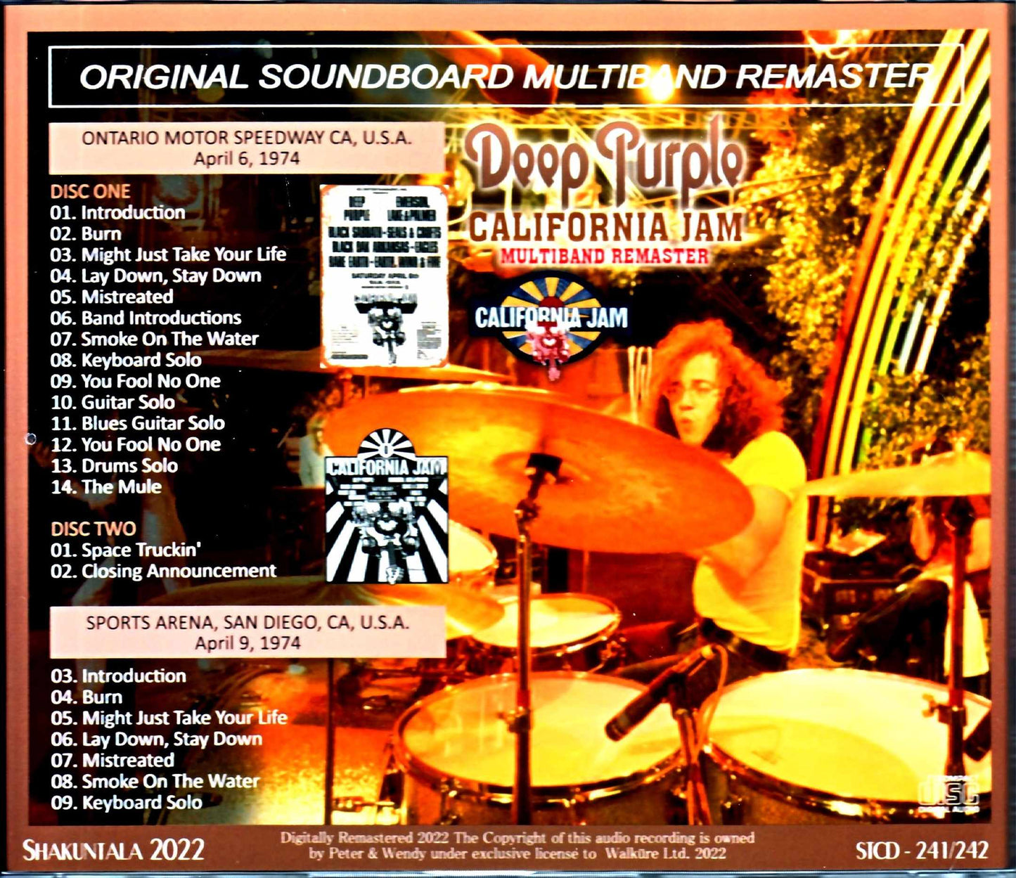 Deep Purple Deep Purple/California Jam 1974 Multiband Remaster CA,USA 1974 & more Multiband Remaster