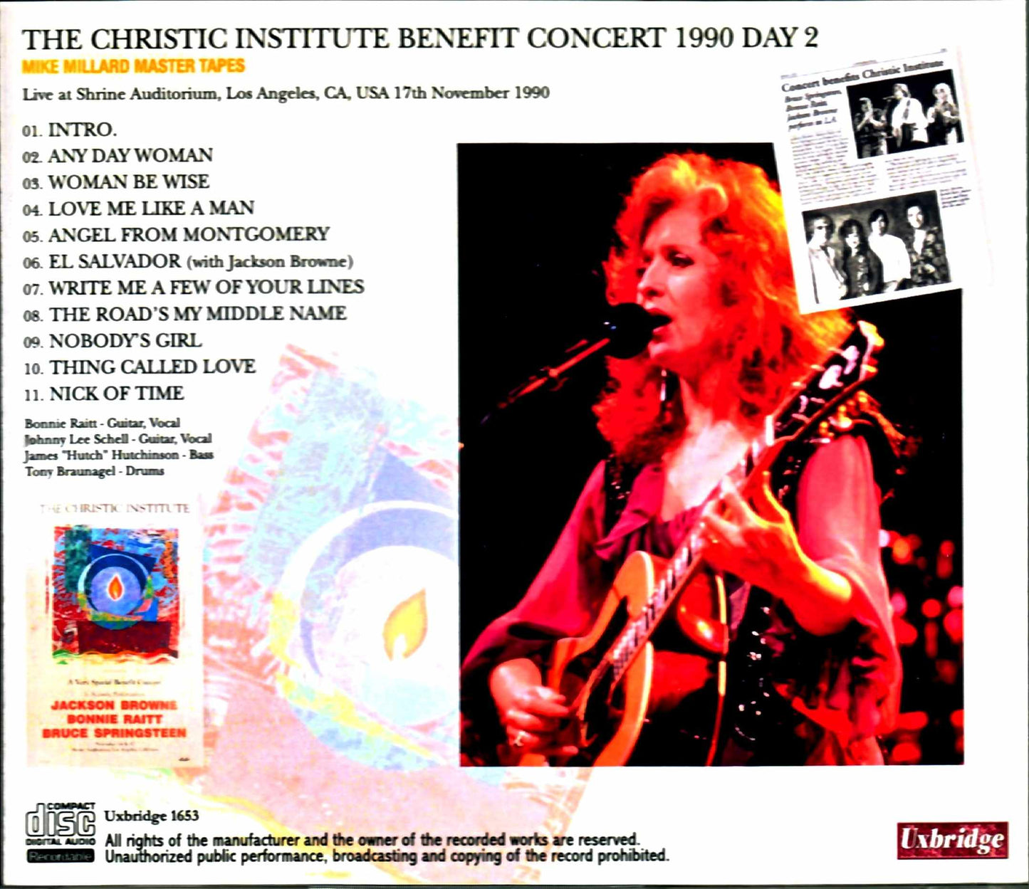Bonnie Raitt Bonnie Raitt/CA,USA 11.17.1990
