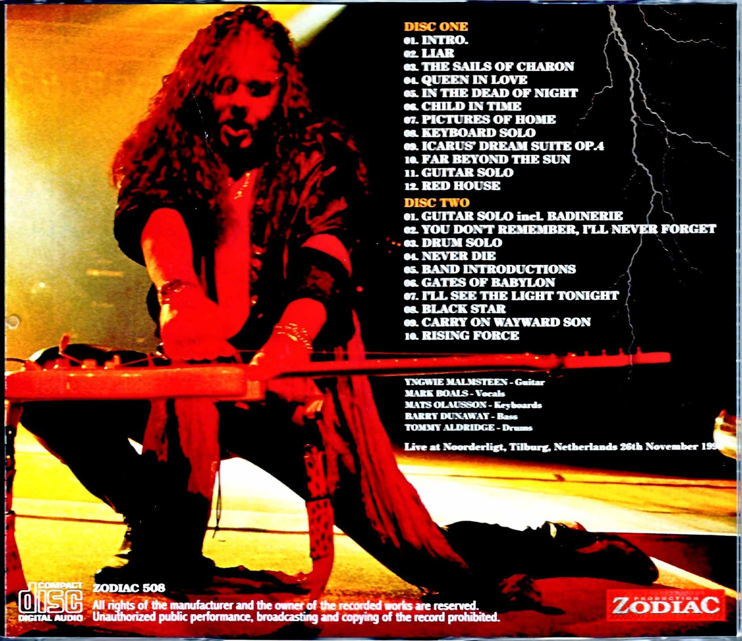 Yngwie Malmsteen/Netherlands 1996