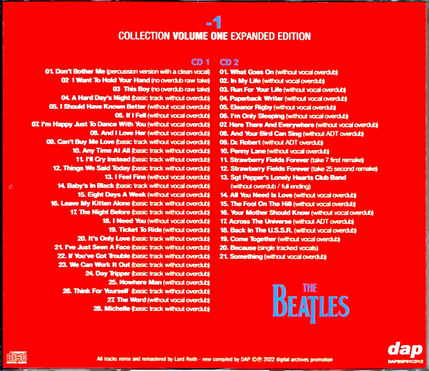Beatles/-1 Collection Vol.1 Expanded Edition