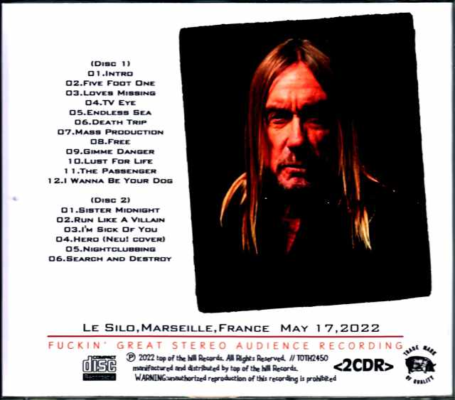 Iggy Pop/France 2022 Complete