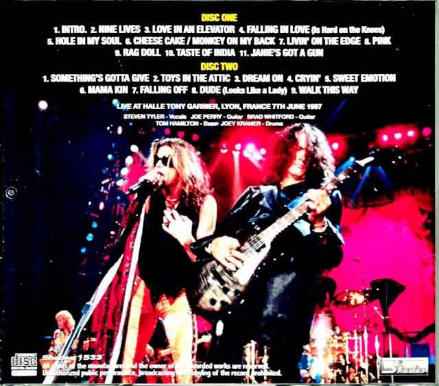 Aerosmith Aerosmith/France 1997 Complete